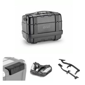 GIVI TREKKER 46L Kit de Top Case Noir pour BMW R 12 G/S