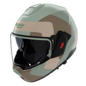 NOLAN N120-1 Omocromo Reversible modular helmet 352 grey green sand