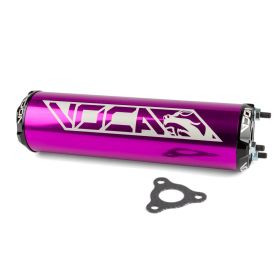 Voca Racing CNC Aluminium Schalldämpfer Lila/Schwarz