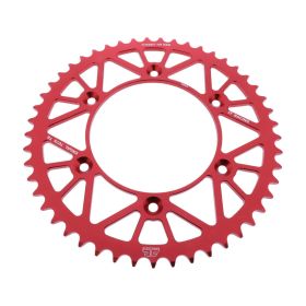 JT Crown 49 Zähne Pitch 520 Rot Aluminium JTA897.49RED