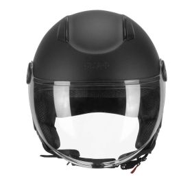 Demi Jet Helmet SKA-P 1LHA LUKE Mono Black Matt