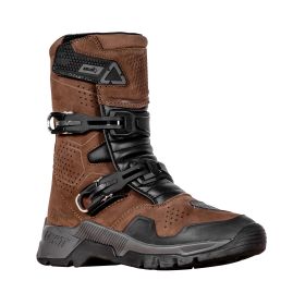 Stivali moto LEATT ADV HydraDri 7.5 Short Desert marrone chiusura SideLock