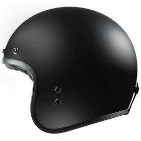 Casco Jet Cafe Racer MPH H-EASY Solid Nero Opaco