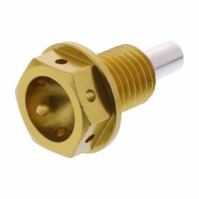 Tappo scarico olio racing JMP magnetico M12X1,50 15mm oro
