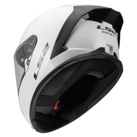 Integralhelm LS2 FF820 RAPID III SOLID weiss glänzend