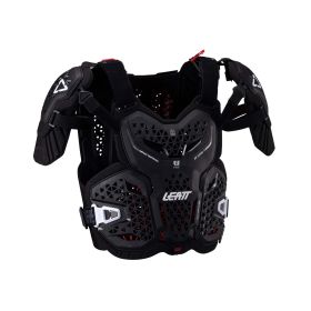 Pettorina moto LEATT 4.5 Pro Evo nero rosso certificazione CE