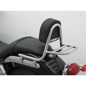 FEHLING chrome backrest and luggage rack 6072 for Triumph