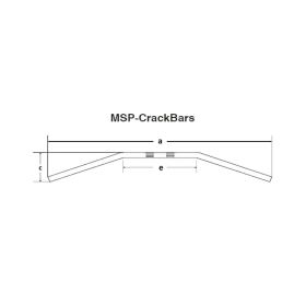 FEHLING Black Crackbar Lenker Stahl D.25,4mm 850mm
