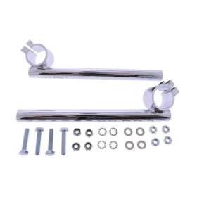 FEHLING chrome steel clip-ons 22mm D.38mm