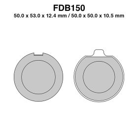 PLAQUETTES FREIN MOTO FERODO FDB150P