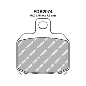 Motorrad bremsbeläge FERODO FDB2074ST