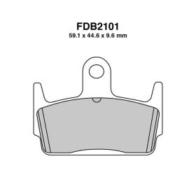 Motorrad bremsbeläge FERODO FDB2101AG