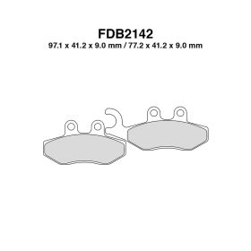 Plaquettes frein moto FERODO FDB2142ST