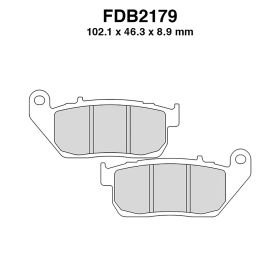 COPPIA DI PASTIGLIE FRENO FERODO FDB2179P