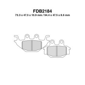 Motorrad bremsbeläge FERODO FDB2184P