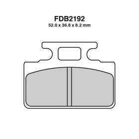 Motorrad bremsbeläge FERODO FDB2192AG