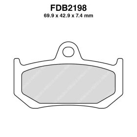 Motorrad bremsbeläge FERODO FDB2198ST