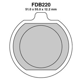 Motorrad bremsbeläge FERODO FDB220P