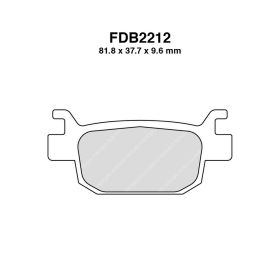 PLAQUETTES FREIN MOTO FERODO FDB2212ST