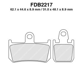 Plaquettes frein moto FERODO FDB2217ST