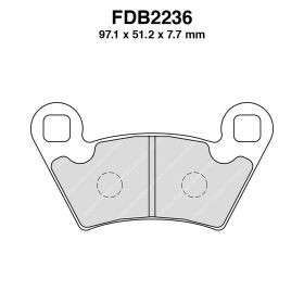Motorrad bremsbeläge FERODO FDB2236SG