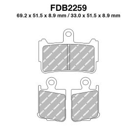 FERODO FDB2259ST Motorcycle brake pads