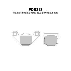 Motorrad bremsbeläge FERODO FDB313SG