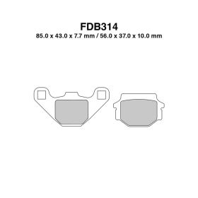 Motorrad bremsbeläge FERODO FDB314SG