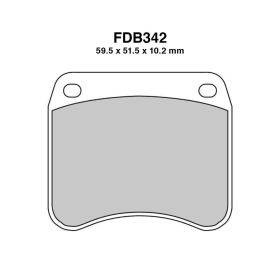 FERODO FDB342P MOTORCYCLE BRAKE PADS