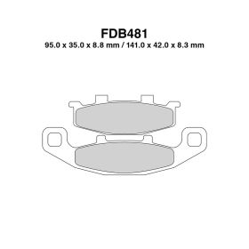 Motorrad bremsbeläge FERODO FDB481P