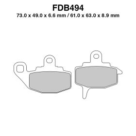Motorrad bremsbeläge FERODO FDB494P