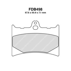Plaquettes frein moto FERODO FDB498ST