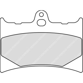 PLAQUETTES FREIN MOTO FERODO FDB498XRAC