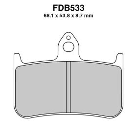 Motorrad bremsbeläge FERODO FDB533ST