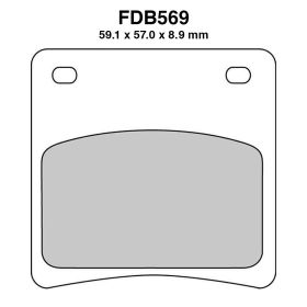 FERODO FDB569ST Motorcycle brake pads