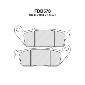 FERODO FDB570ST Motorcycle brake pads
