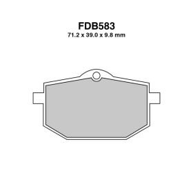 Motorrad bremsbeläge FERODO FDB583P