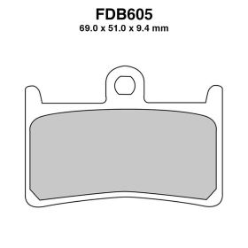 MOTORRAD BREMSBELäGE FERODO FDB605SM