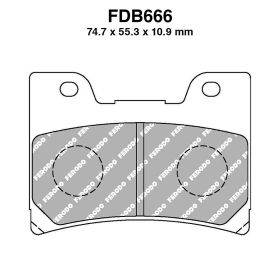 Motorrad bremsbeläge FERODO FDB666ST