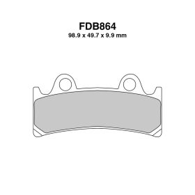 Motorrad bremsbeläge FERODO FDB864P