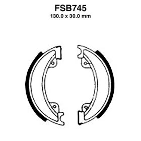 BREMSBACKEN FERODO FSB745
