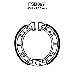 BREMSBACKEN FERODO FSB867