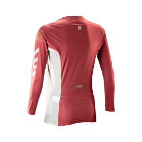 LEATT Gravity 5.0 Enduro Damen MTB Technisches Trikot Rot Rennen