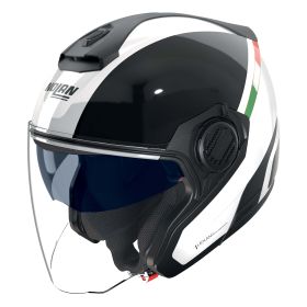 Casque jet urbain NOLAN N40-5 Integro 342 blanc noir