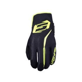 Motorcycle Gloves FIVE RS5 AIR Summer Black Fluo Yellow