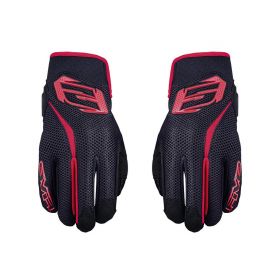 Motorcycle Gloves FIVE RS5 AIR Summer Black Red