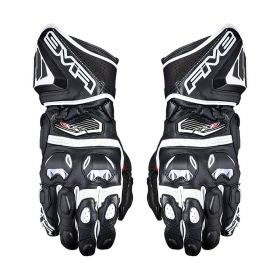 Motorcycle Gloves FIVE RFX3 Summer Leather Black White