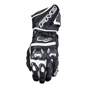 Motorcycle Gloves FIVE RFX3 Summer Leather Black White