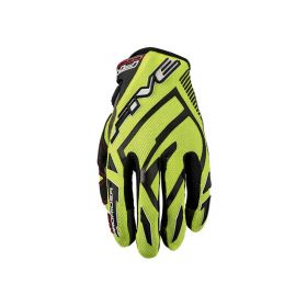 Motocross Handschuhe FIVE MXF PRORIDER S Sommer Fluo-Gelb