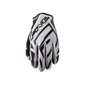 Motocross Handschuhe FIVE MXF PRORIDER S Sommer Weiß